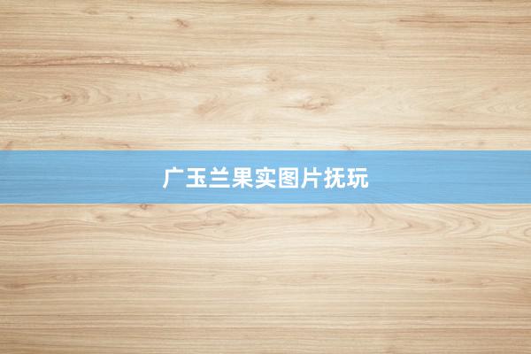 广玉兰果实图片抚玩